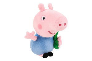 Игрушка мягкая для детей от 3лет 15см №46130 Peppa pig Джордж Beanie babies TY 1шт