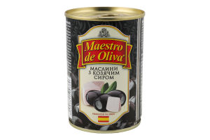Маслины с козьим сыром Maestro de Oliva ж/б 280г