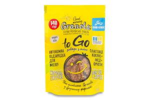 Завтрак сухой запеченный Гранола Финик + Кокос To go Good morning, Granola д/п 140г