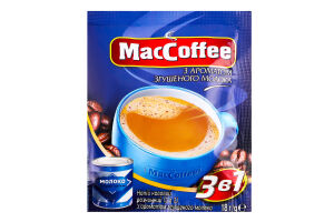 Напиток кофейный растворимый с ароматом сгущенного молока 3в1 MacCoffee м/у 18г