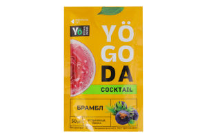 Концентрат напою безалкогольного пастеризований Брамбл Cocktail Yogoda д/п 50г