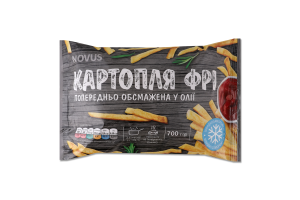 Картопля фрі швидкозаморожена попередньо обсмажена у олії Novus м/у 700г
