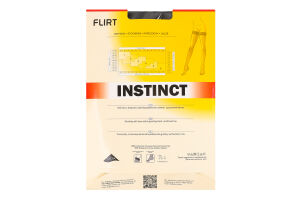Панчохи жіночі Instinct Flirt 40den 3/4 nero