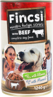 Корм д/собак з смаком яловичини 1240г ж/б Фінчі