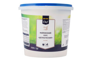 Соус майонезный 30% Деликатесный Metro Chef ведро 1кг
