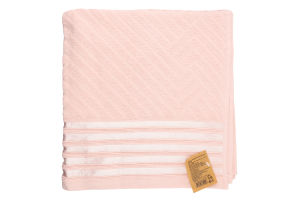 Рушник рожевий махровий 70*140см 500г/м2 GM Textile