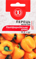 Насіння Перець Каліфорнійське диво жовте 0,2г ТМ "1"
