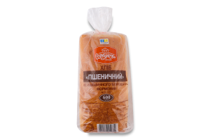 Хлеб из пшеничной муки формовой Пшеничный Рум'янець м/у 600г
