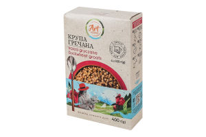 Крупа гречана Art Foods к/у 4х100г