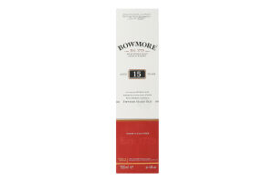 Віскі 0.7л 43% односолодове 15YO Bowmore к/у
