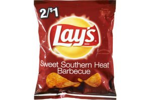 Lay's Sweet Southern Heat Barbecue Flavored Potato Chips