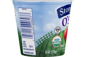 Stonyfield Organic O'Soy Yogurt Strawberry