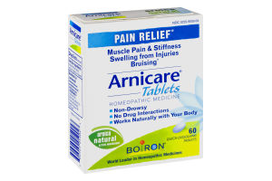 Boiron Arnicare Tablets Pain Relief Homeopathic Medicine - 60 CT