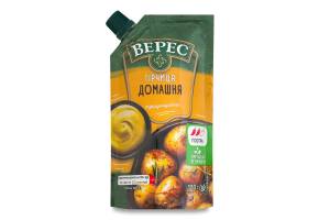 Горчица традиционная нестерилизованная Домашняя Верес д/п 130г