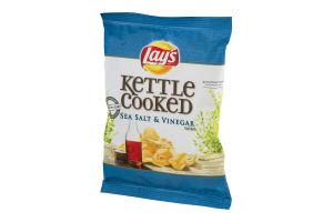 Lay's Kettle Cooked Potato Chips Sea Salt & Vinegar