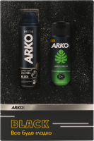 Набір Black Гель д/гоління 200мл+Дезодорант Green Dream 150мл спрейд/чоловіків Arko