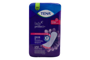 Прокладки урологічні жіночі Normal Night Lady Tena 10шт