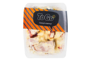 САЛАТ З ШИНКОЮ ТА ГРИБАМИ 250Г TO GO