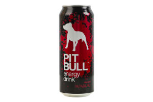 Напиток энергетический безалкогольный сильногазированный Pit Bull ж/б 0.5л