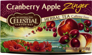 Celestial Seasonings Herbal Tea Cranberry Apple Zinger - 20 CT