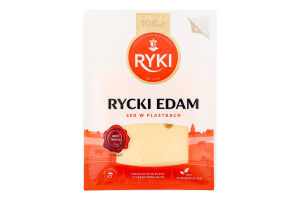 Сыр 45% порционный Rycki Edam Ryki лоток 300г