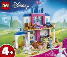 Конструктор для детей от 4лет №43283 Cinderella animal friends castle Disney Lego 149эл