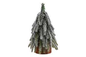 Прикраса декор Ялинка засніжена 20см в асор 985732