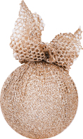 Прикраса ялинкова Куля Сіточка 80мм 31649