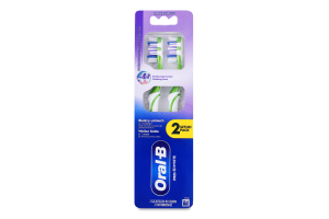 Щітка зубна середньої жорсткості Відбілювання Pro-3D White Oral-B 2шт