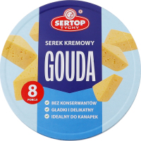 Сыр 40% плавленый порционный Гауда Sertop к/у 8х17.5г