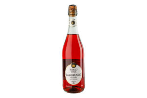 Вино игристое 0.75л 8% розовое полусладкое Lambrusco dell'Emilia Borgo Sole бут