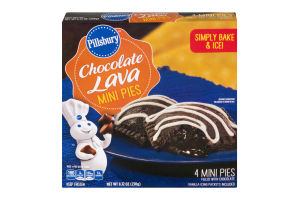Pillsbury Chocolate Lava Mini Pies - 4 CT