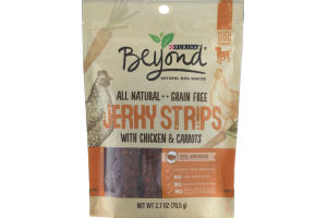 Purina Beyond Jerky Strips with Chicken & Carrots Dog Snacks