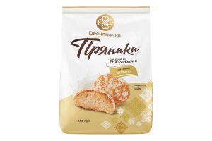 Пряники заварные глазированные Со вкусом сливок Dесняночка м/у 400г