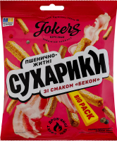 Сухарики пшенично-житні Бекон Big pack Jokers м/у 100г