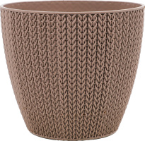 Вазон д/квітів Сумела 1,4л мокко Серінова