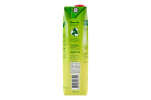 Сік відновлений освітлений пастеризований яблучний Smarty т/п 1л