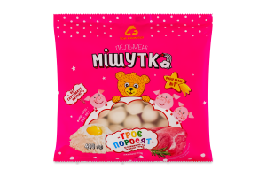Пельмени со свининой и мясом курицы Трое поросят Мішутка м/у 400г