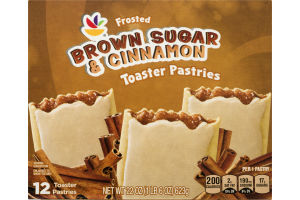 Ahold Frosted Toaster Pastries Brown Sugar & Cinnamon - 12 CT
