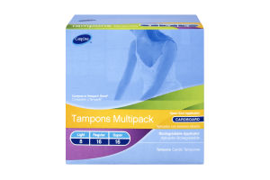 CareOne Multipack Light, Regular, Super Tampons - 40 CT