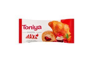 Круассан с наполнителями со вкусом вишни и ванили Maxi Toniya м/у 110г