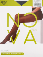 Колготки жіночі Nova Classic 40 чорний р.3