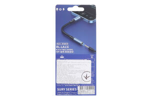 Кабель Remax Jack 3,5AUX - Lightning Sury RL-LA13i