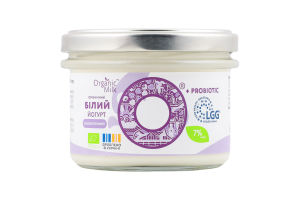 Йогурт термостатний органічний безлактозний 7% 200г твіст/б Organic Milk