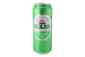 Пиво 0.5л 4.2% светлое фильтрованное пастеризованное Horska 10 Holba з/б