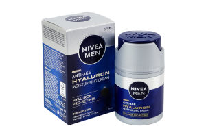 Крем для лица увлажняющий антивозрастной Гиалурон Nivea Men 50мл