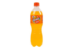 Напій безалкогольний соковмісний сильногазований зі смаком свіжого апельсина з цукром Orange Fresh п/пл 0.5л