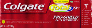 Colgate Total Zx Pro-Shield Plus Sensitivity Mint Gel Toothpaste