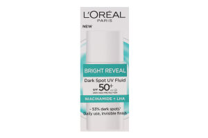 Флюид для кожи лица против пигментных пятен SPF 50+ Bright reveal L'Oreal Paris 50мл