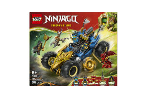 Конструктор для детей от 8лет №71856 Jay's Transforming car Dragons rising Ninjago Lego 387эл